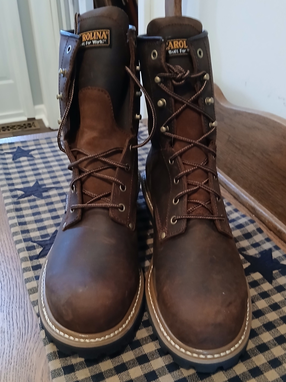 Carolina 8" Steel Toe Waterproof Logger Work Boots Mens 13 NIB - Picture 2 of 6